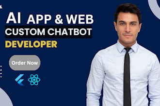 develop ai chatgpt mobile app or website ai saas app ai chatbot ai software