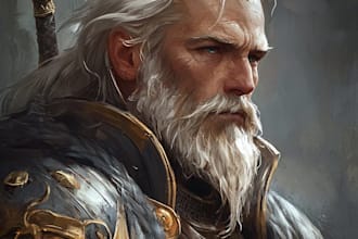create high quality dnd character art