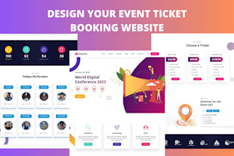 build your event website, event management website, and ticket booking website