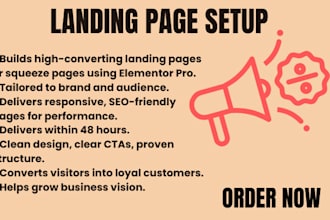 build a high converting squeeze page or landing page in 48 hours