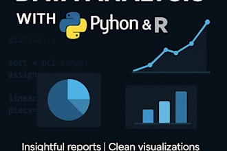 analyze data using python r