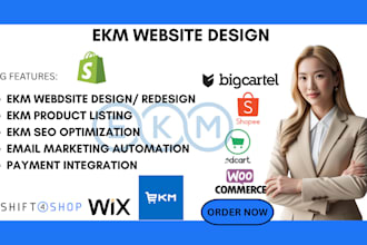 setup optimized ekm shopware ecommerce webnsite design redesign product listing