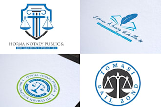 make a professional law, lawyer, advocate, attorney, legal and law firm logo
