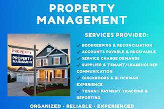 provide property management support
