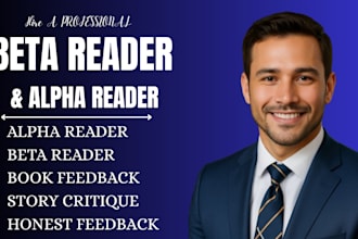 beta or alpha read book feedback fantasy sci fi horror thriller mystery novel