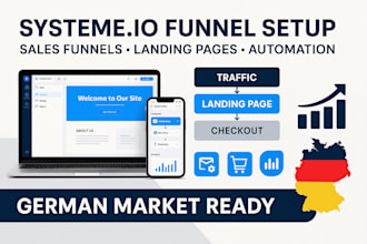 build german systeme io sales funnel systeme io landing page systeme io funnel