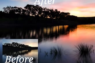 edit your landscape and street photos with artistic and moody edits