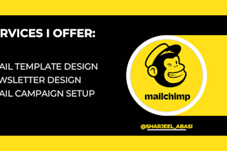 design and schedule email campaigns in mailchimp