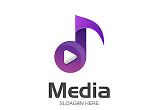 do dj, music, band, edm, typography logo
