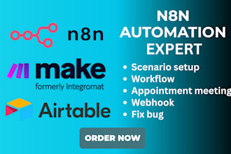 set up selfhost n8n workflow n8n automation taskade make com made com n8n