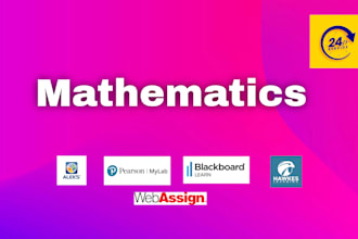 your math,physics,chemistry task and project solver