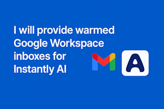 provide warmed google workspace inboxes for instantly ai reachinbox