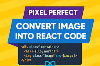 convert any image or screenshot into clean and responsive react component