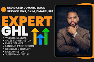 setup gohighlevel dedicated domain ghl subdomai email service dns dkim dmarc spf