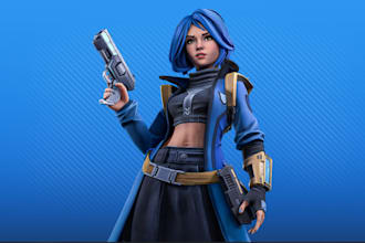 create a 3d character modeling  3d sculpting 3d cosplay 3d car modeling