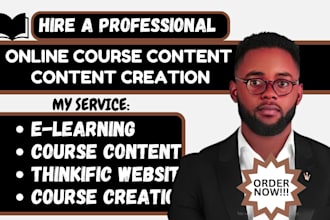 create online course content course curriculum lesson plan course creation ppt