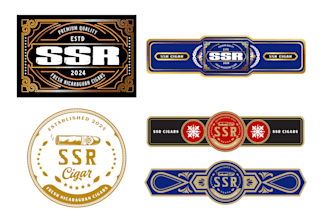 make a unique cigar label, cigar logo, cigar band and cigar box design