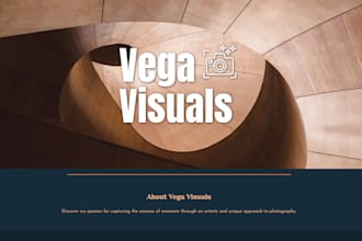 build a clean front end website or personal portfolio