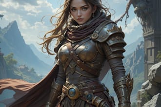 make a dnd character art and dnd character art