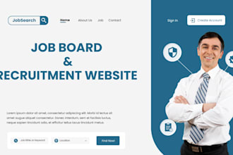 create a professional hiring, staffing or recruitment website