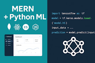build a mern application integrated with python ml dl models