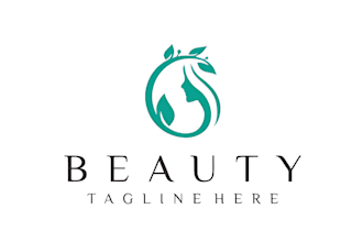 make hair, beauty, spa, salon and fashion logo