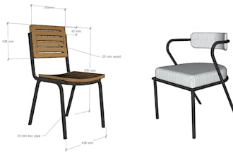convert your furniture mood board to sketchup 3d