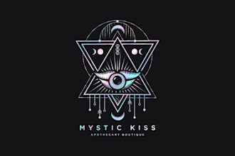design mystical spiritual sacred geometry logo