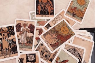read tarot for you with my intuition from the light of my soul