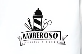 do outstanding barber shop logo