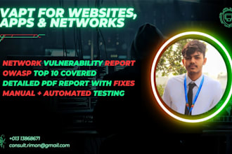 vulnerability assessment and penetration testing with full report