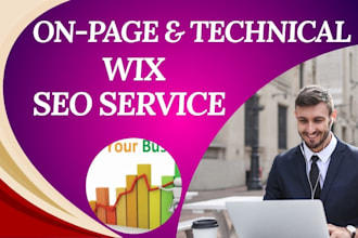 do complete onpage wix SEO technical fixes for wordpress shopify webflow website