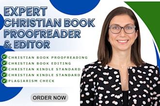 be your christian book proofreader and editor, book formatting and publishing