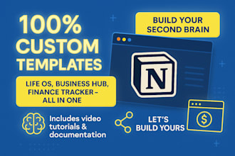 create a custom notion template for your project or business