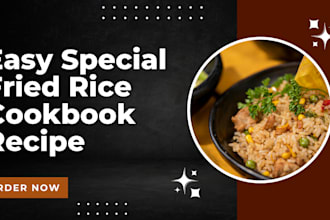 do custom cookbook cover design tailored for amazon KDP