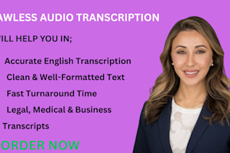 provide fast and reliable audio transcription services