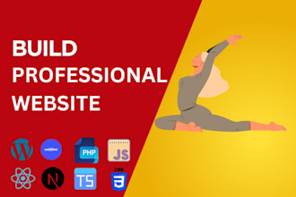 build yoga website, dental website, therapy website, gym wordpress website