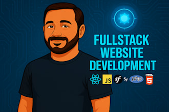 develop your website from frontend to backend as a fullstack web developer