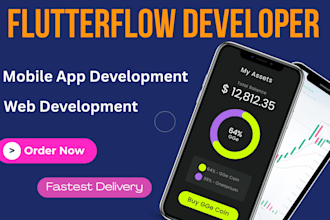 be your flutterflow developer for mobile app and web development