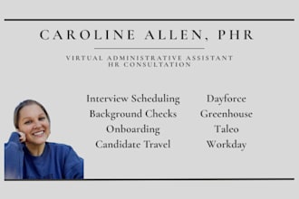 schedule interviews and onboard employees