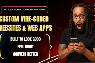 build vibe coded, aesthetic websites that feel alive