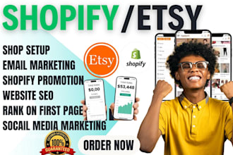 shopify traffic etsy promotion etsy sales etsy SEO shopify marketing boost