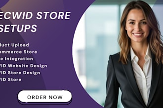 build a professional ecwid website to sell your products online