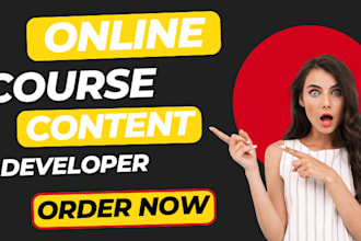 create online course content ebook ecourse on teachable thinkific