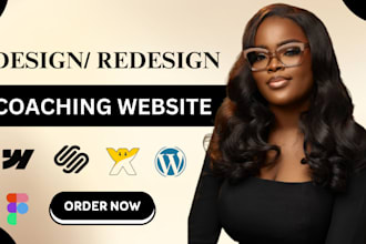 design a coaching website for a life coach, consultant, speaker or trainer