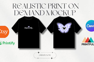 setup print on demand integration ecommerce clothing website