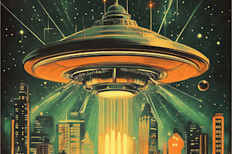 design spaceship, sci fi illustration and sci fi art