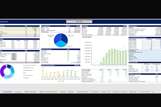 create a financial model and business plan
