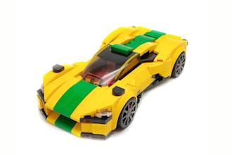 do 3d lego car mode, lego animation, plane lego moc with PDF manual