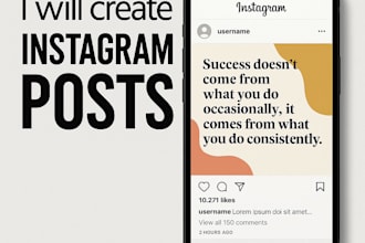 create viral instagram posts with captions, hooks and design
